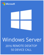 Windows Server 2016 Remote Desktop Services – 50 Device CALs Certificate