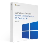 Microsoft Windows Server 2025 Remote Desktop Services 50 Device CAL – Product Key